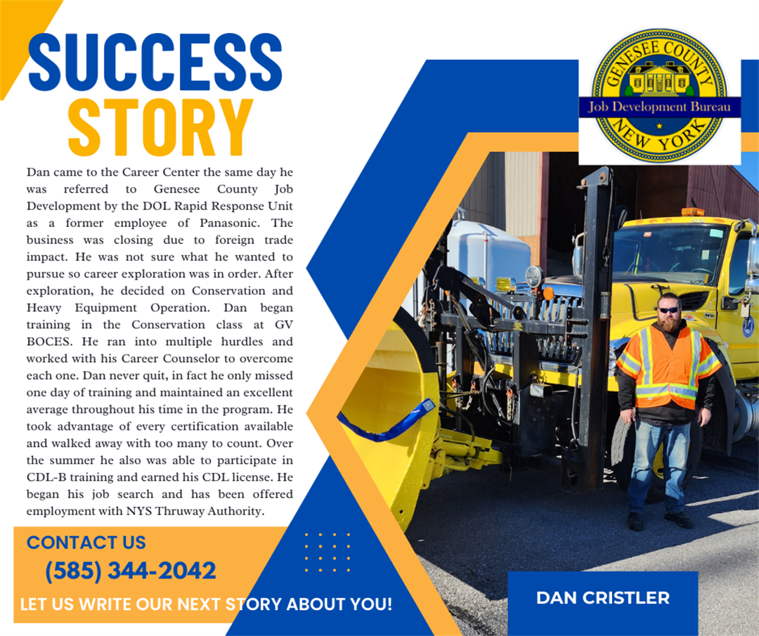 Success Stories - Genesee County, New York