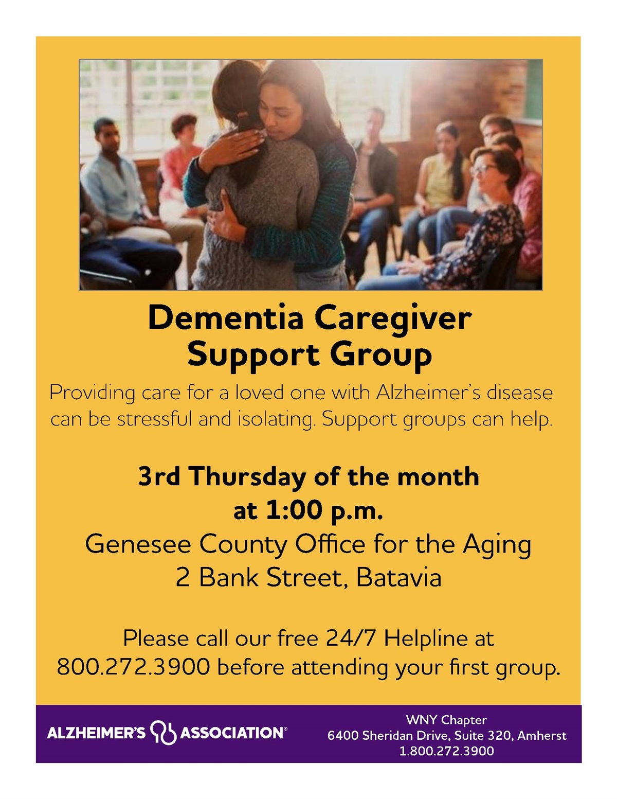 Dementia Caregiver Support Group - Genesee County, New York