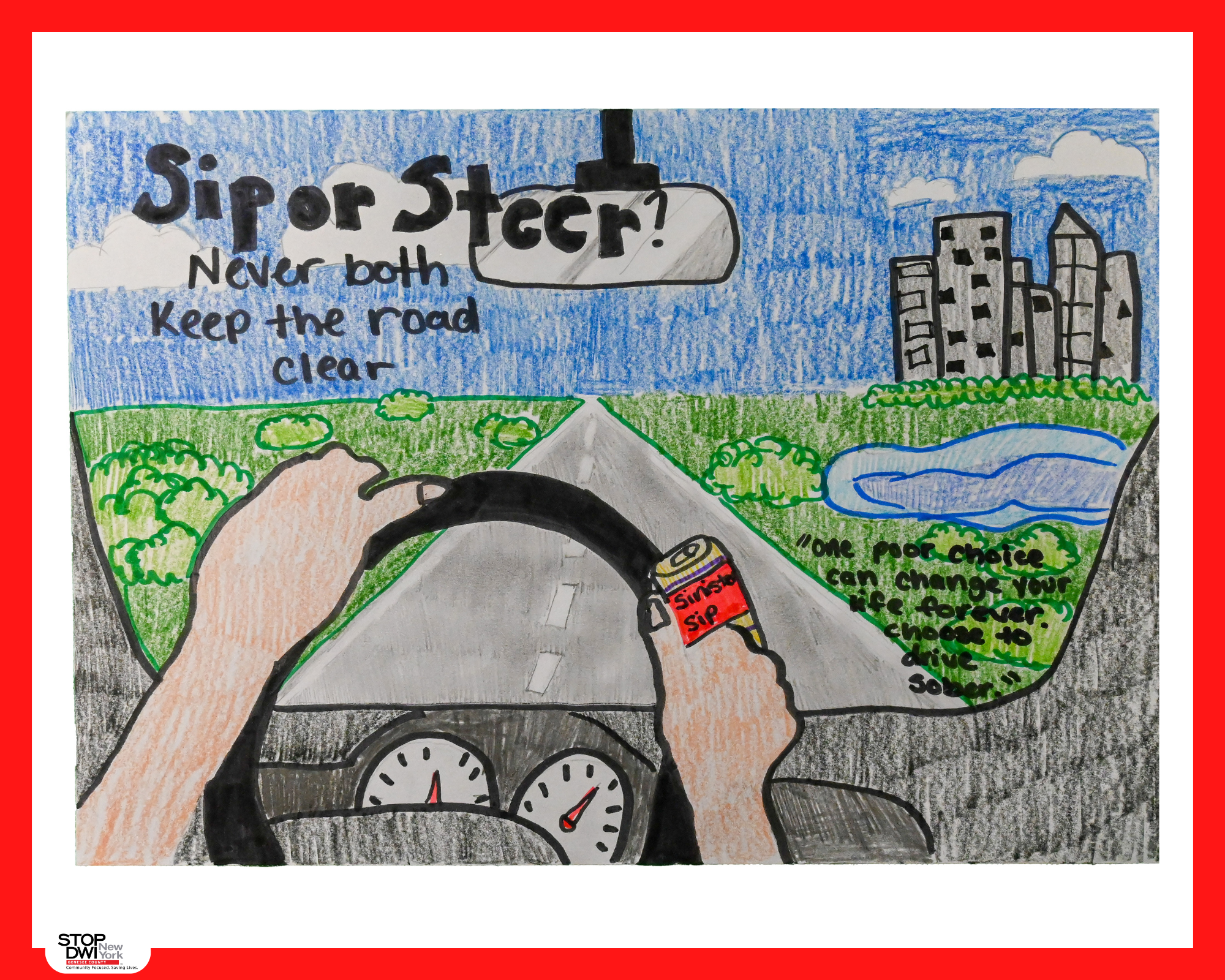 9–12 Hand Drawn 3rd place by Luci Dirisio